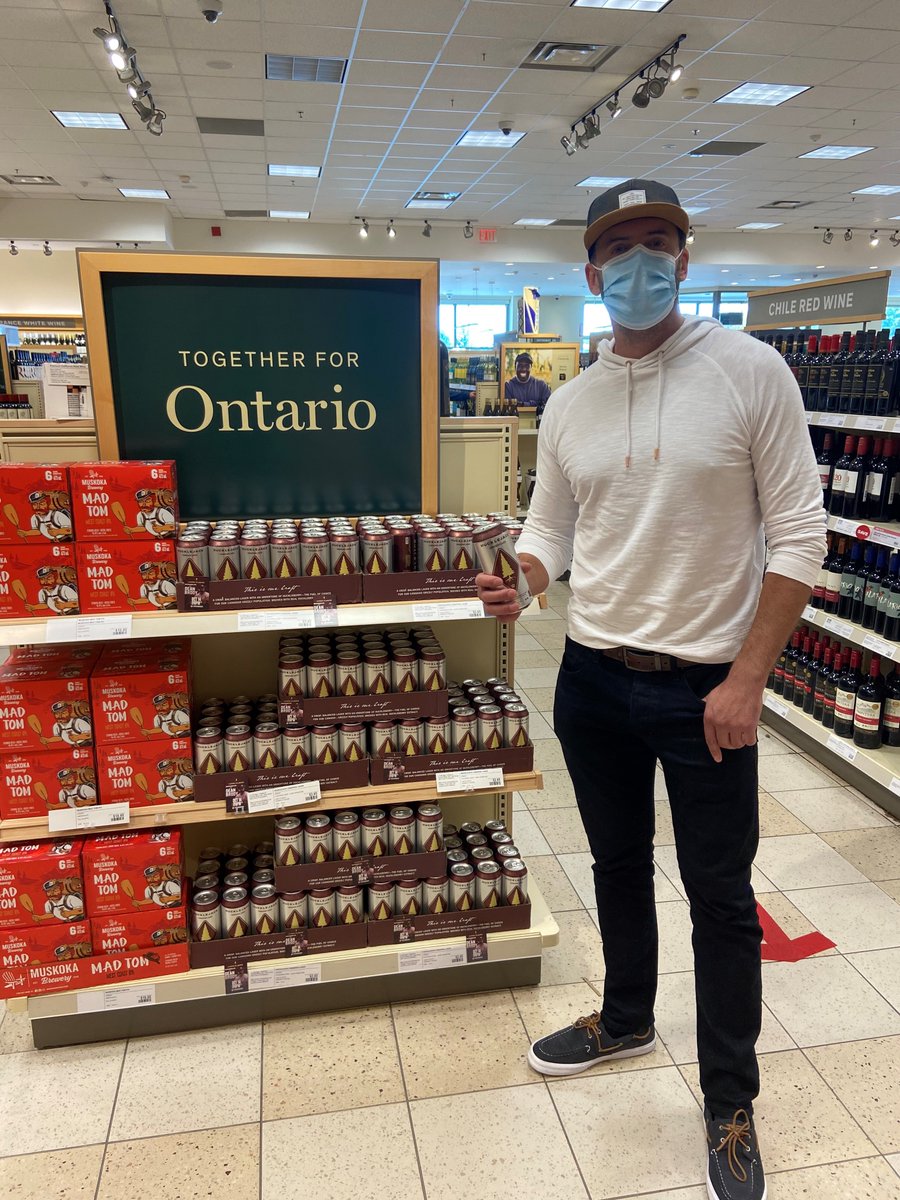 hucklejackbeer's tweet photo. If you’re at your local @LCBO store make sure you check out the Hucklejack Canadian Lager display for a very special show announcement. More details to come - stay tuned 👀. Thanks again for having us in for a safe and socially distanced visit! https://t.co/QfuDfOcfCt