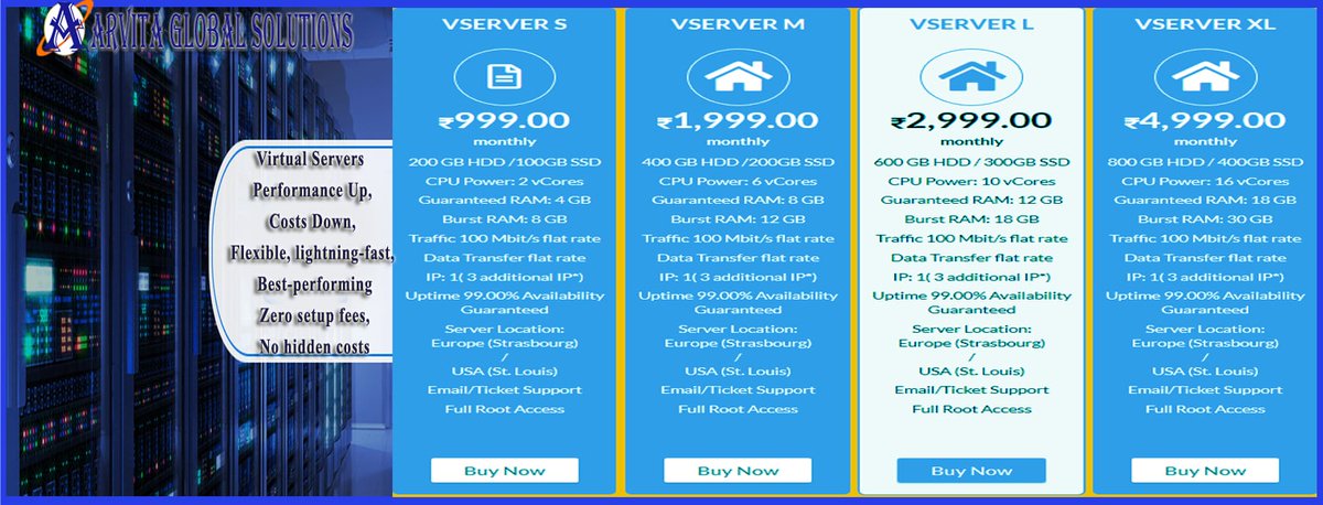 ArvitaGlobal's tweet image. Order Your VPS server . The offer price is available arvitaglobal.com/servers/linux-…

#arvitaglobal #vpsserver #ssdserver #privateserver #cheapvps