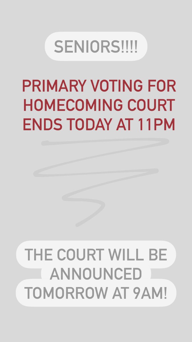 voting ends at 11pm tonight!