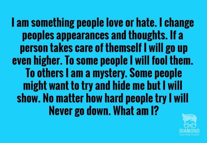 diamondlearn's tweet image. Here's the Riddle of the day!
#DLCRIDDLES Win 1 free online tutor session! 
To win you must:
LIKE OUR FB PAGE
ANSWER THE QUESTION CORRECTLY ON OUR FACEBOOK PAGE.
#diamondlearningcenter #diamondlearning #riddles #riddlesgiveaway #diamondriddles #onlinetutor #tutor #onlinelearning