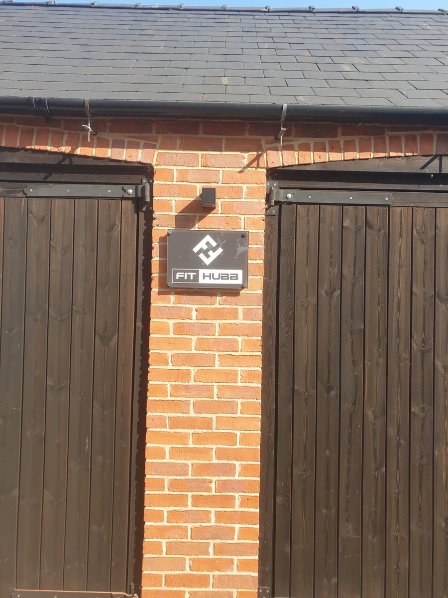 grssignscouk's tweet photo. Recent installation for a new business #acrylicsign #reverseprinted and #logomat for that full #highendlook #personaltraining #fitness #gym #smallbusinesses #branding https://t.co/W8RP5uhhvQ