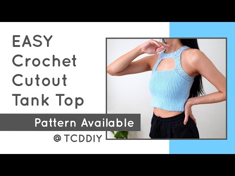 HomeDIYandCraf1's tweet photo. EASY Crochet Cutout Tank Top | Pattern &amp; Tutorial DIY - https://t.co/pGha38NsLt https://t.co/40h0IspBWb