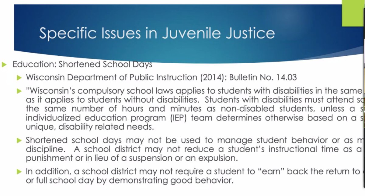 Mitchell says the goal of this documentary was to demonstrate that "we're working to break this pipeline." Mitchell also mentions that education -- literally, going to school -- is a huge part of caring for youth, yet they're frequently denied that care (see PowerPoint).