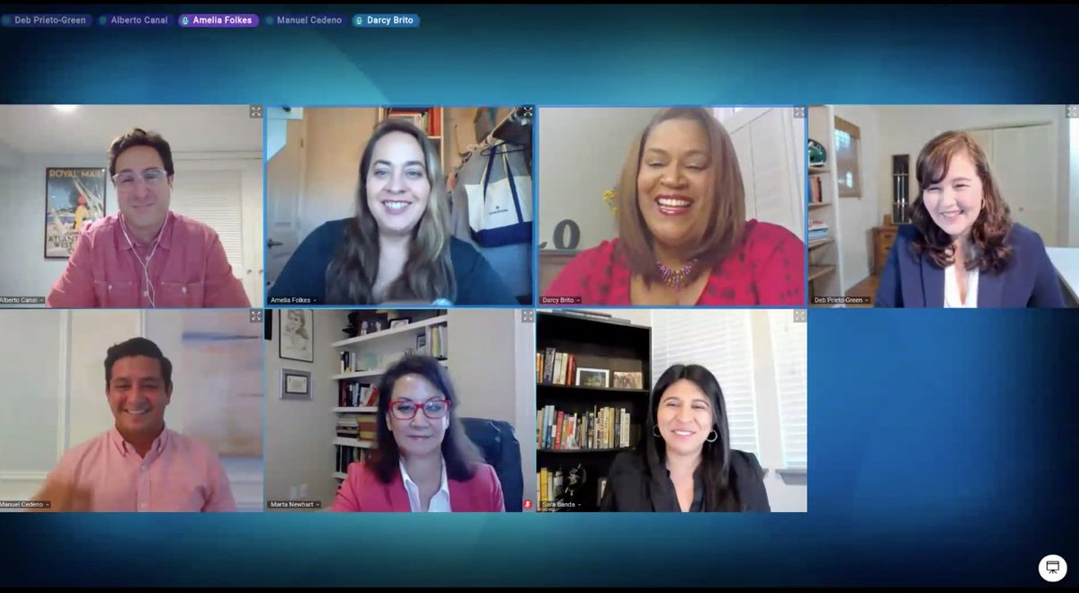 museumofpr's tweet photo. Thanks to Panel 1 for their thoughts and inspiring words! Panel 2: Your turn! 🎉🎉🎉 #HispanicHeritageMonth #LatinoPRHistory #LatinoPRLeaders #PRMuseum https://t.co/8yePfRUSCA