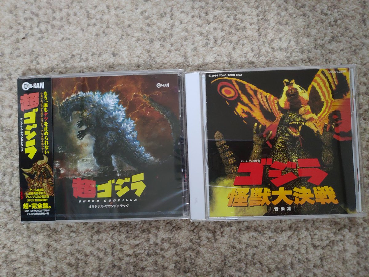 えりたま 先日届いていたゲームサントラ 超ゴジラ オリジナルサウンドトラック このご時世に何故かスーパーファミコン 超ゴジラ の復刻サントラ A ゲーム音源 が発売されるという奇跡に立ち会っている こちらの音源は所持していなかったのでとても