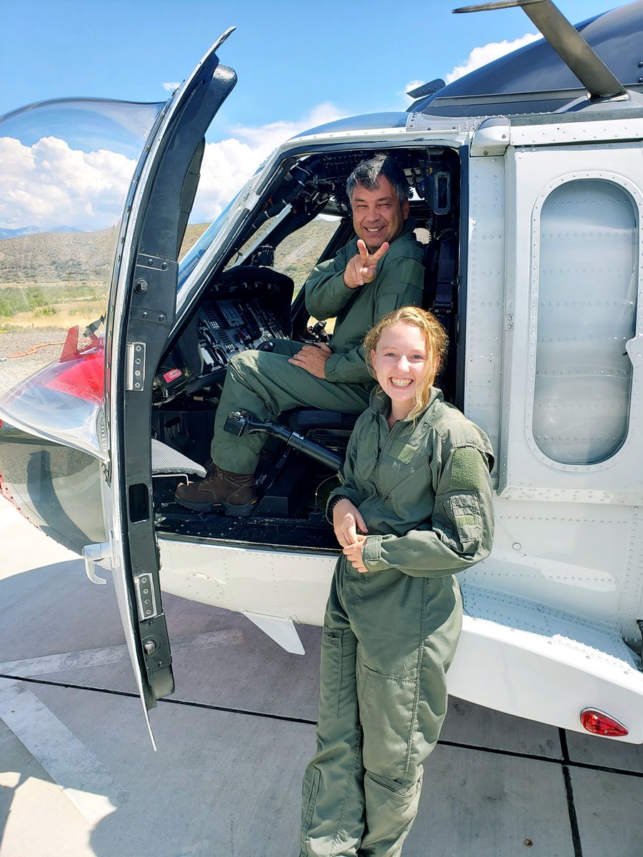 Only 19 years old, Ashli Blain, EAA 1166835, is helping to fight forest fires out west from the cockpit of a CH-47 Chinook and UH-60 Blackhawk. This is Ashli's story: bit.ly/2HxIhzD