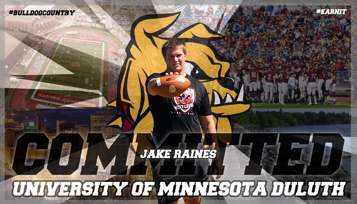 Excited to announce my commitment to the University of Minnesota Duluth. Thank you to all my teammates, coaches, friends, and family. Can’t wait to be a bulldog! ⁦<a href="/CoachWiese/">Curt Wiese</a>⁩ ⁦@CoachHeikkinen⁩ ⁦<a href="/UMD_Football/">UMD Football</a>⁩ #GoDogs
