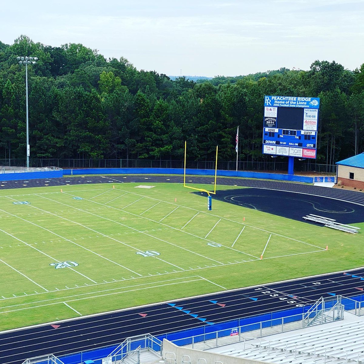 PRidge_AD's tweet photo. Weather seems to be clearing up for...

🚨Friday Night Lights🚨
📆 September 25
⏰ 7:30 pm
📍 Peachtree Ridge HS
🎟 https://t.co/mZ4NImG1LS (Home Tickets)
😷 Masks REQUIRED for students at all times!
😷 <———6ft———> 😷
Social Distancing Expected
#OneRidge #MaskUp #SocialDistance https://t.co/zIV73wPoTr