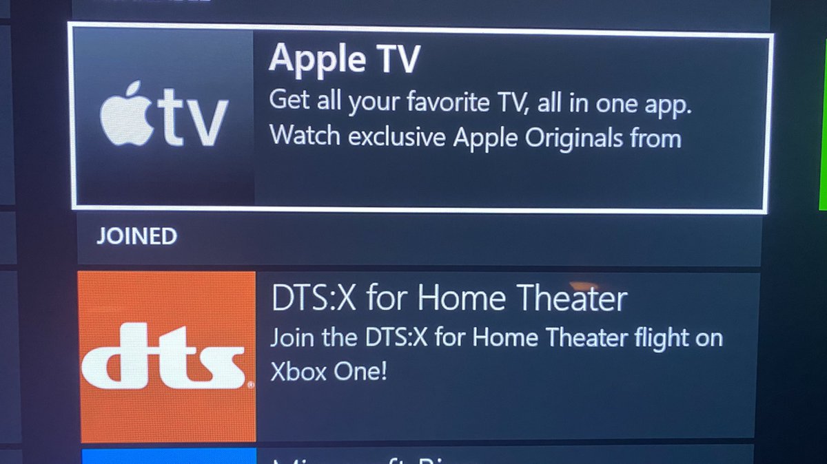 Сервис Apple TV может появиться на Xbox