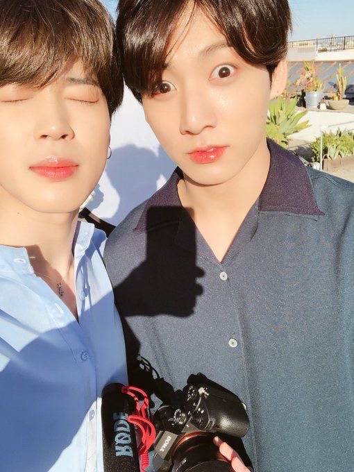 jikook selcas but as you scroll they grow — a thread