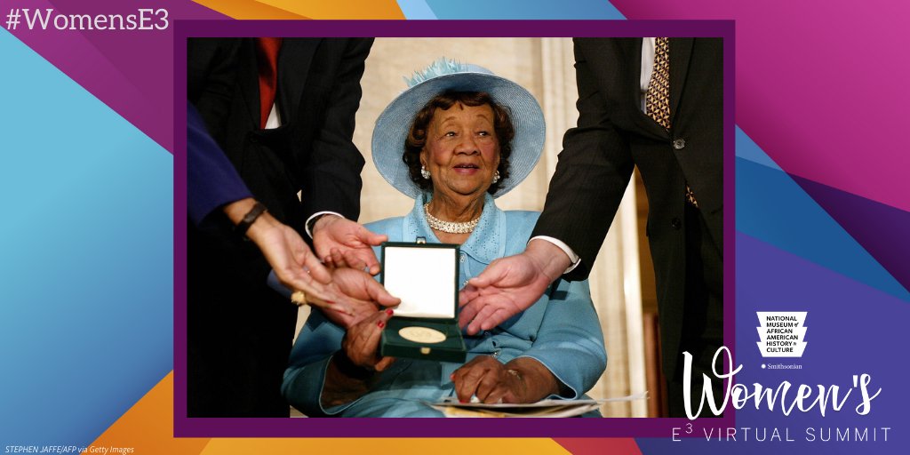 Height served as the president of the National Council of Negro Women for forty years, from 1957 to 1997. As an active member of Delta Sigma Theta sorority, Height developed leadership training programs and ecumenical education programs. #WomensE3