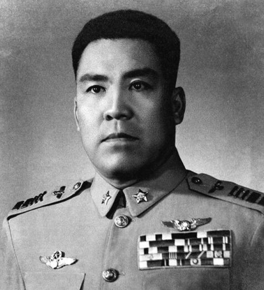 32) Major General Wang Shuming (pictured as General), important commander in Republic of China Air Force, which was lavishly equipped with American and captured Imperial Japanese Army aircraft during Chinese Civil War, and extensively practiced close air support of ground troops.