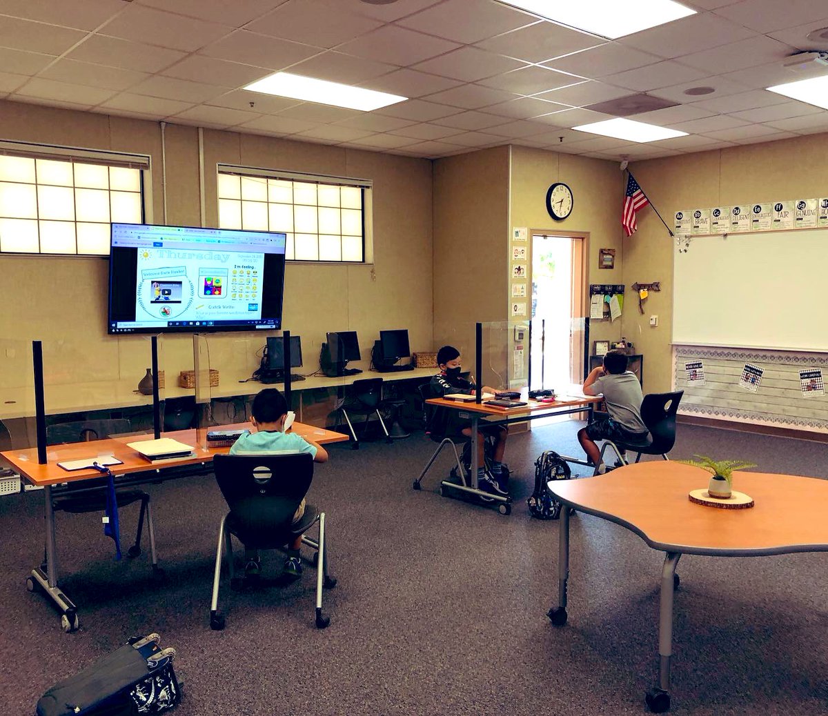 We did it! Our first day of ON CAMPUS hybrid learning was a SUCCESS!! What a joy it was seeing our hawks in person again! #OHhawks #OHana #WelcomeToOurNest #WelcomeBack