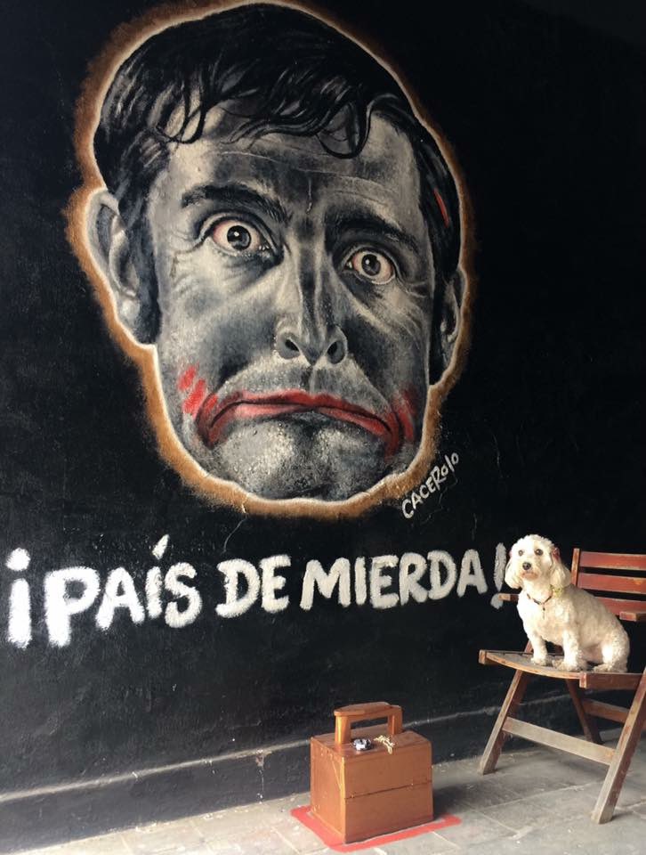 ¡PAÍS DE MIERDA!