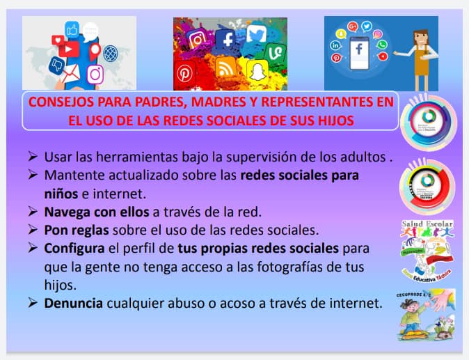 El buen uso de las redes sociales. @MPPEDUCACION.@psuvaristobulo.<a href="/RosangelaOrozco/">Rosangela Orozco</a>.@ZonaEducTachira.<a href="/charlychaves/">Charly Rojas Chaves</a>.@SPETachira.<a href="/circuito2carde1/">@circuito2cardenas</a>.@ClifpC