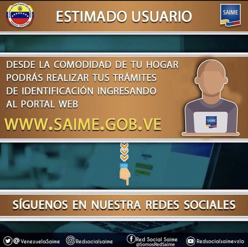 VenezuelaSaime tweet media