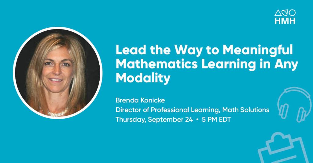 Join Brenda Konicke for a webinar today and dive into the structures and strategies that support teachers in delivering effective online mathematics instruction no matter what math program and resources used. Register here: spr.ly/6018GxrsC #InspireMathCulture