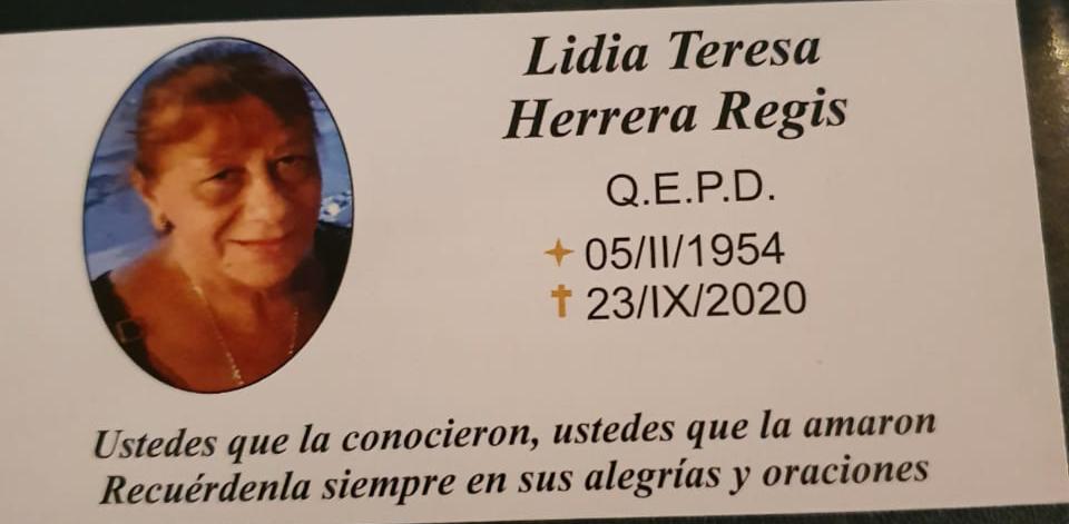 Descansa en Paz querida Lidia Teresa, ex periodista del desaparecido Diario Noticias🙏❤