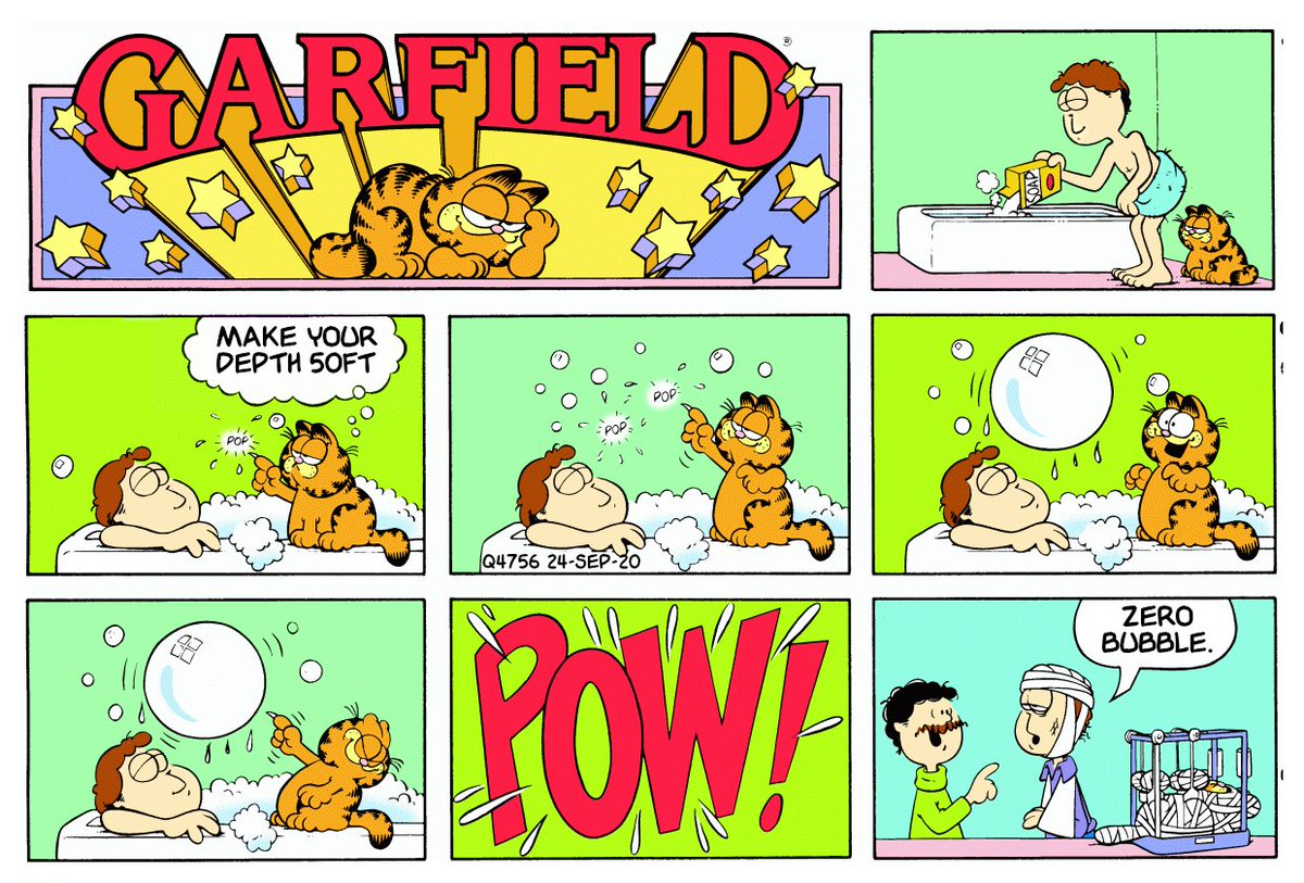 Q Drops as Garfield stripsQ4756 24 Sep 20