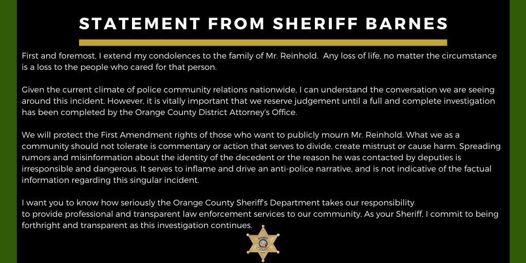 OC Sheriff Don Barnes tweet media