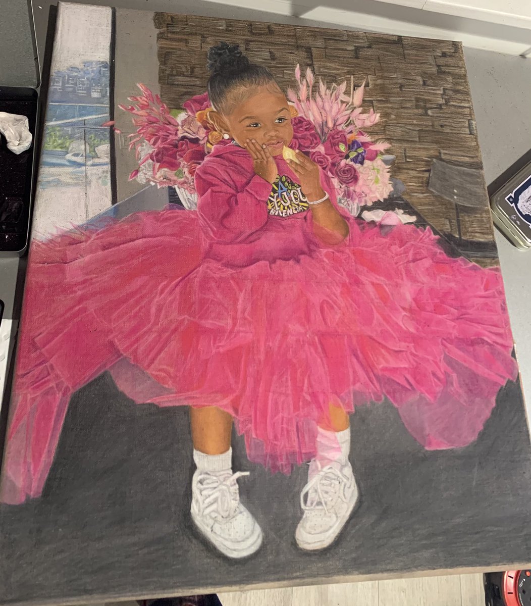 halicherry's tweet photo. Every little girl deserves a princess drawing in their room.✨👸🏽@iamcardib https://t.co/Q89FfMdHxT