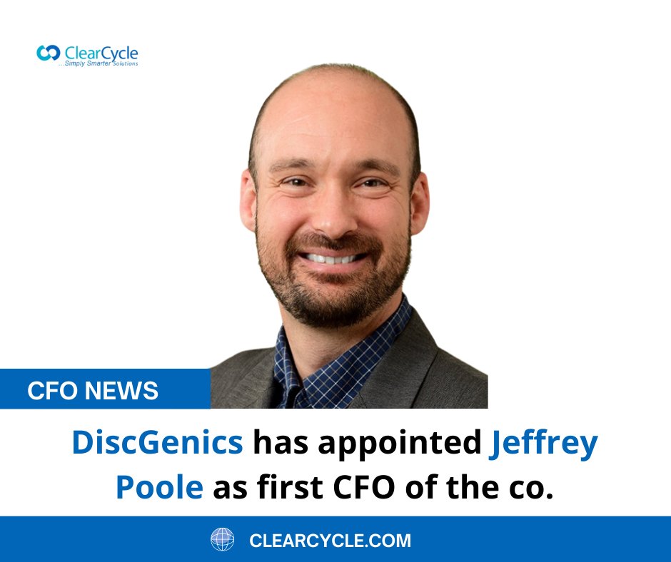 ClearcycleC's tweet photo. Poole most recently served as Vice President of Finance for Medtronic Spine and Biologics, a major division of Medtronic, PLC.
#automation #FinanceTwitter #CFO #Newstrack https://t.co/hyJ5n1hITs