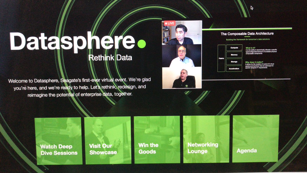 Brian Pawlowski, @DriveScale_inc , is breaking down software defined data centers at scale during the webinar with <a href="/Seagate/">Seagate</a> live right now  <a href="/DataSphere_conf/">DataSphere</a>