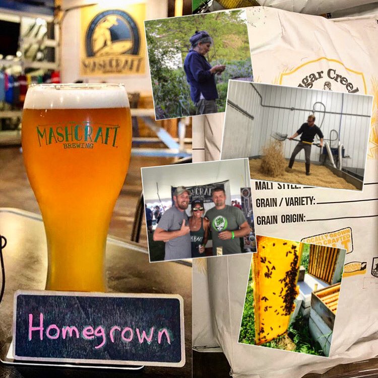 Cheers to our local farmers who are supplying some of the world's greatest products. Homegrown Honey Ale comes back Friday featuring local honey, rosemary, barley, and hops in a tasty pint that celebrates the bounty of the beautiful land around us.