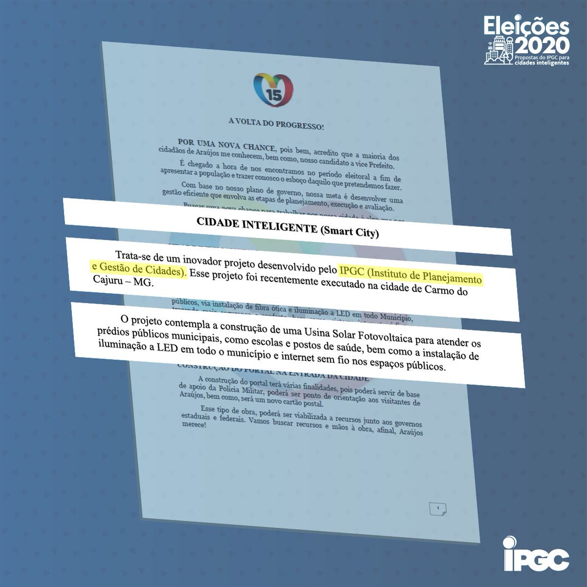 ipgcbrasil's tweet photo. Nossas propostas para cidades mais inteligentes têm aparecido por aí nas candidaturas às #Eleições2020.

Seu candidato ou candidata já conhece esse projeto? Acesse https://t.co/POUfrWOTym e leve a pauta de #CidadesInteligentes ao debate em seu município também! https://t.co/Zcbs3QAj9l