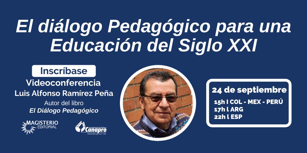 🔴 En vivo: El diálogo pedagógico para una Educación del Siglo XXI. Conéctate: youtu.be/v1FvemdvGpM