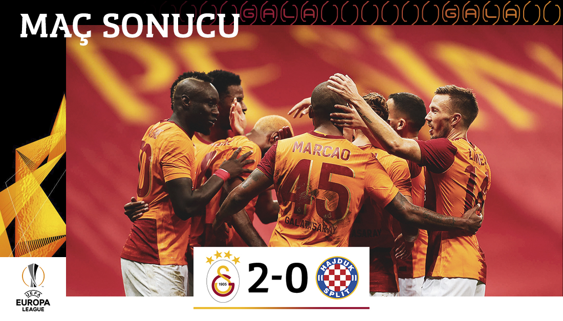 Maç sonucu: Galatasaray 2-0 Hajduk Split #GSvHAJ #UEL 👊👏