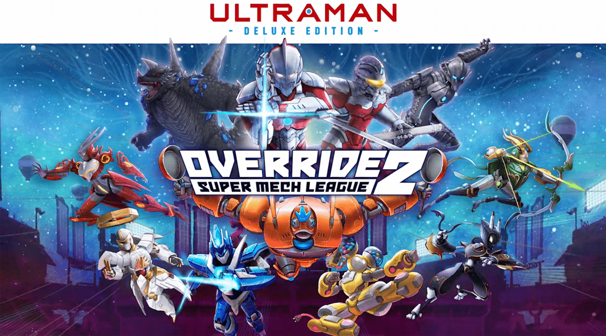 ThatDAMBrand's tweet photo. Modus Games Announces Override 2: Super Mech League – ULTRAMAN Deluxe Edition - https://t.co/YKsoZPqHnw https://t.co/JiHBFRmiwQ