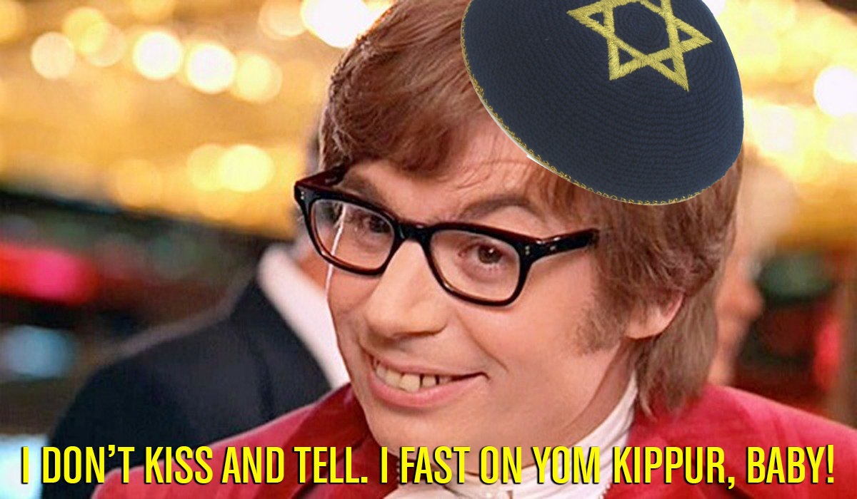 There's a lot of good Austin Powers/Yom Kippur memes out there., image size:1200x700