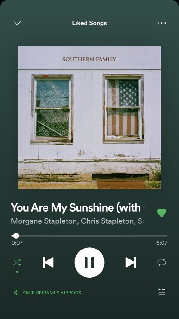 all_____blue's tweet photo. Go to your music
Shuffle
First song that shows up describes your love life
“You were my sunshine 🥀🥀🥀”
#morganestapleton
@ChrisStapleton https://t.co/wLgxVu2cU4