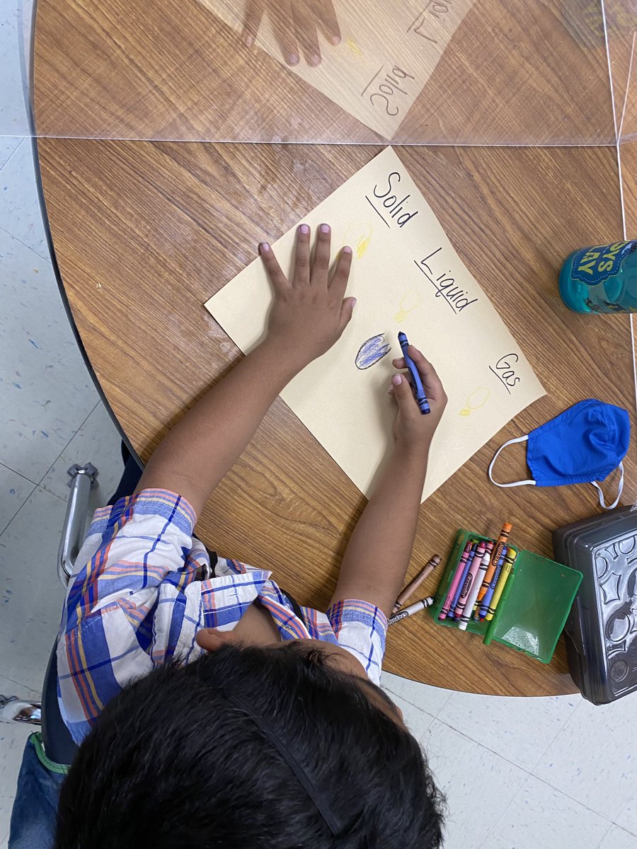 Our kindergarten Lobos learned about states of matter with balloons today. Love the connection they made with their drawings afterwards! <a href="/bradfordlobos/">Bradford Elementary</a> <a href="/lpbaker26/">Loann Baker</a> @ShellyHuddlesto #servingsaisd2020