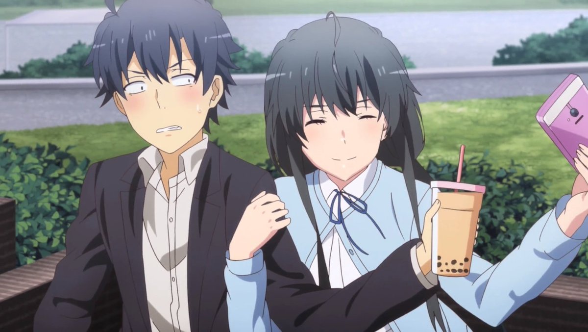 Oregairu Yukino And Hachiman Selfie Few Shows Manage To Capture And