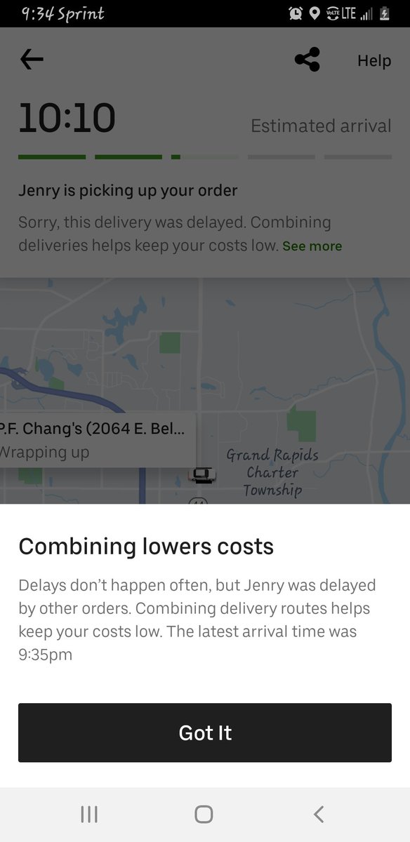punalee82's tweet photo. @Uber_Support Can I get help about this order please? https://t.co/AHZTBVBWTt