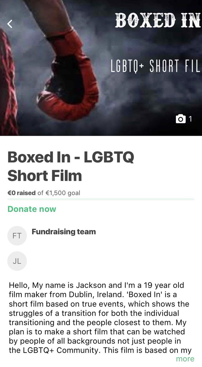 CreatorJaylen's tweet image. Hello, 

I’m trying to raise some additional funds towards my first big short film project, which starts filming next month! If you could donate/share I would appreciate it so much! 
gf.me/u/y2hbvy