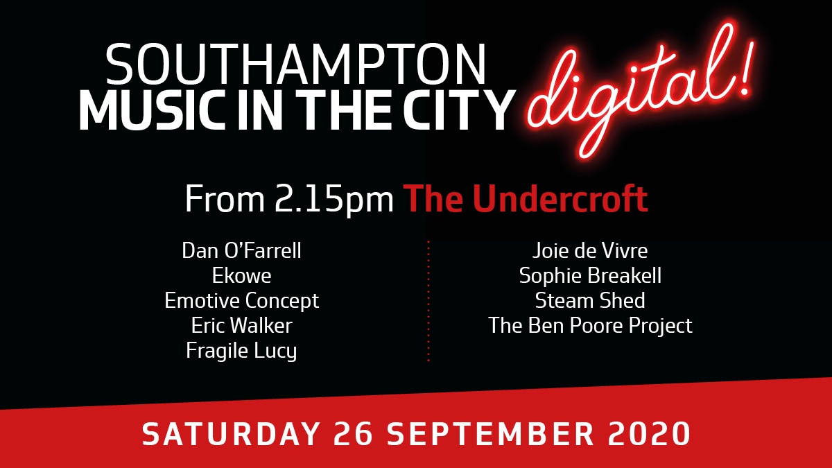 musicinthecity's tweet photo. The wonderful musicians on display Saturday. 

We have performances recorded at King John’s Palace, Lankester Vault, and Undercroft Vault, along with videos sent in from some of our artists. 

Looking forward to a fantastic day of music on Saturday! https://t.co/7yNuyADZpb