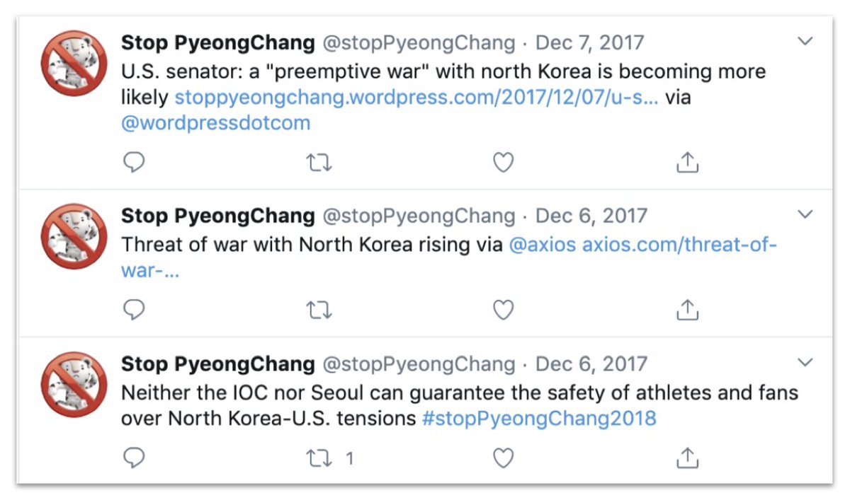 One of my favourite personas in the whole set was this one. (On Twitter and Wordpress as well as Instagram). Stop the Winter Olympics because, um, Russia got banned for doping. Think of it as Operation Sour Grapes.