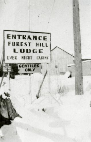 O este otro de Ontario capturado el 28 de enero de 1940. Los "gentiles" son los ciudadanos no judíos.