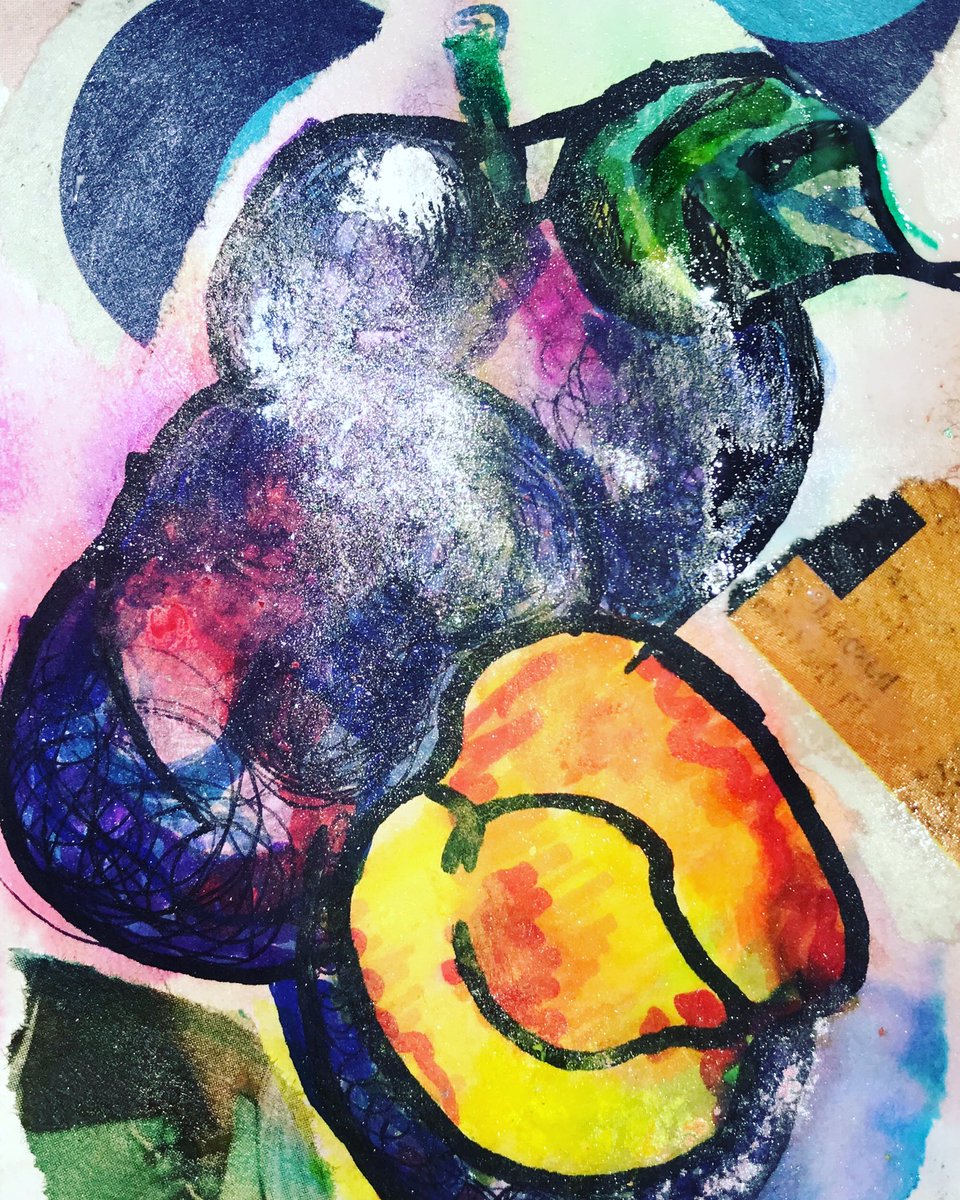 RosannaWright's tweet photo. 'Plum' NEW. Mixed Media On Card. 4x6" Inches.
Critic Spirit: "Natural Juice Is Good."
#artistsoninstagram #artoftheday #artofvisuals
#Plum #Natural #Juice #Purple #Fruit #Good #Healing #Freedom #BlueLife #FaceCoverings
#EverythingWorksTogether #LiveWithPurpose #Destination #Good https://t.co/ecJ1sVwwMh