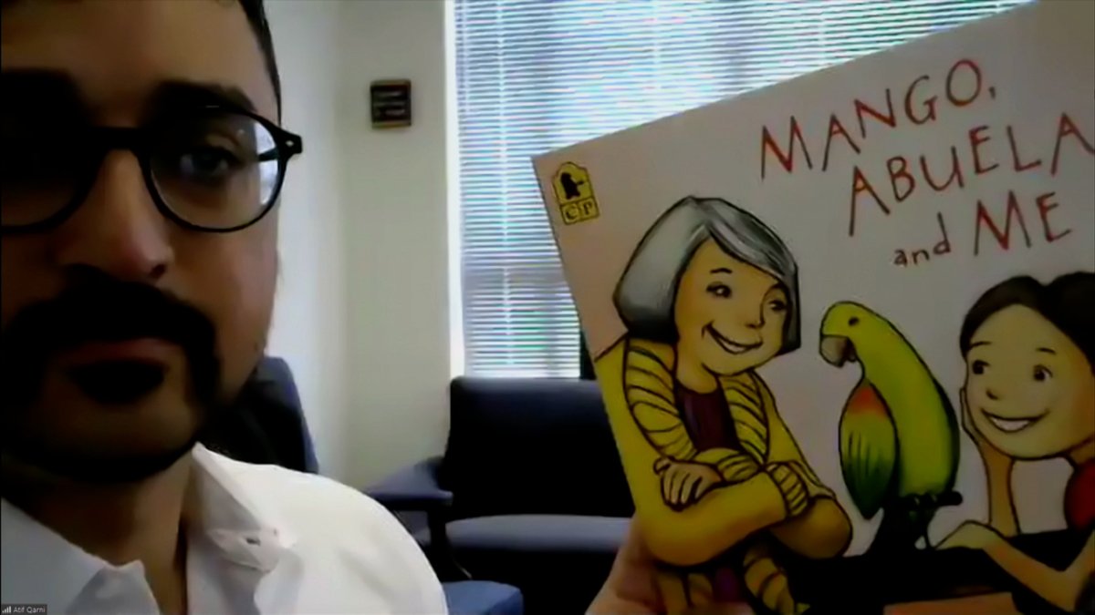 NPSchools_VA's tweet image. Thank you, @VASecofEdu, for taking some time today to read &quot;Mango, Abuela, and Me&quot; to Ms. Breslin&apos;s class at #GranbyES in @NorfolkVA!

Your virtual visit was an honor!

@GovernorVA @VDOE_News @DrJamesLane 

#WeAreNPS #LearnToReadReadToLearn #ReadersAreLeaders