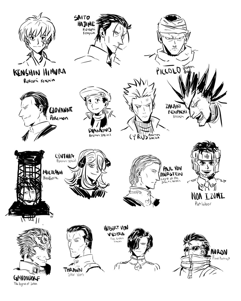 Some of my favorite characters just because 