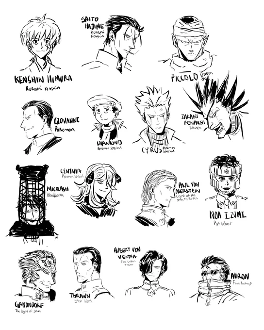 Some of my favorite characters just because 