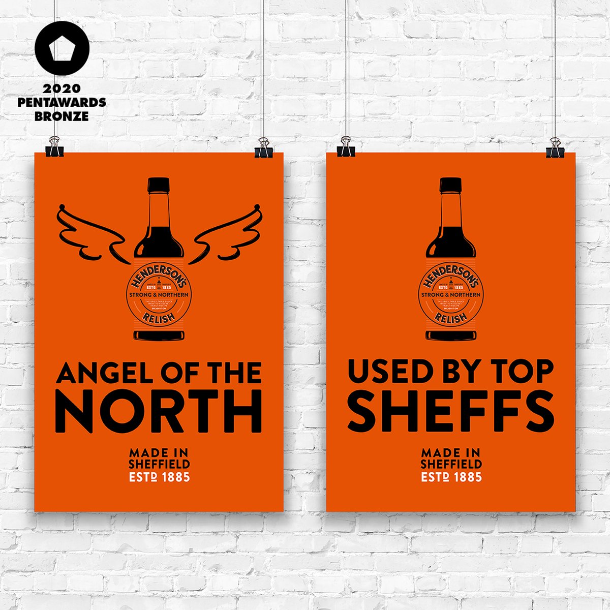 SpringettsBDC's tweet image. Proper Chuffed to pick up a @PENTAWARDS  Bronze for our redesign of this Northern icon, @HendoRelish! #brandlove #pentawards #pentawards2020 #hendersonsrelish #NorthernIcon #StrongAndNorthern #UsedByTopSheffs #Springettsbranddesign #Packaging #Hendos #Branddesign #Packagingdesign