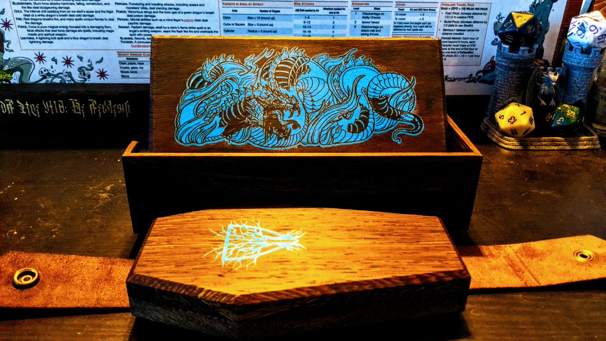 AlexWard777's tweet photo. I am ecstatic that my #corruptedcollection from @WyrmwoodGaming came in the mail today. They are beautiful and spooky, all that I every wanted. https://t.co/8jzFI7Dta8