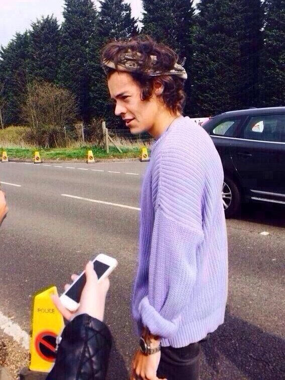 lilac sweater