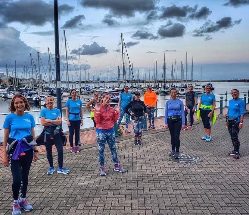Womenrunningpen's tweet photo. Great turnout for tonight’s intervals session with Lynne and Deb! Well done everyone! 💪🏃‍♀️💙 

#womenrunningpenarth #runningclub #penarth #penarthlife #thisgirlcan #runfree #couchto5k https://t.co/B25df1FzaW