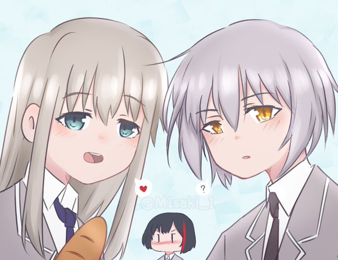 YukiMoca hairstyle swapped.

idk they're both white hair (and both love Ran ofc) 